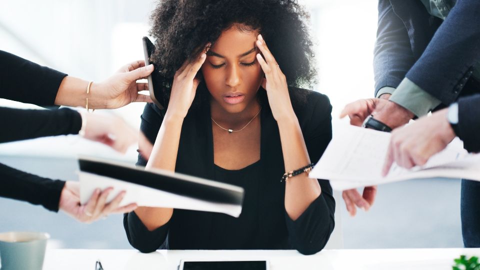 lawyer dealing with chaos